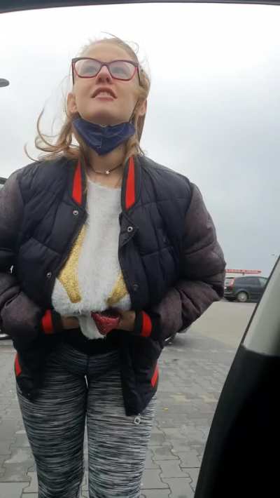 Good morning. Should I wash your car windows with my boobs? Heh
