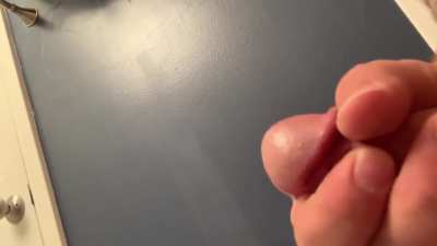 My cut cock cumming up close