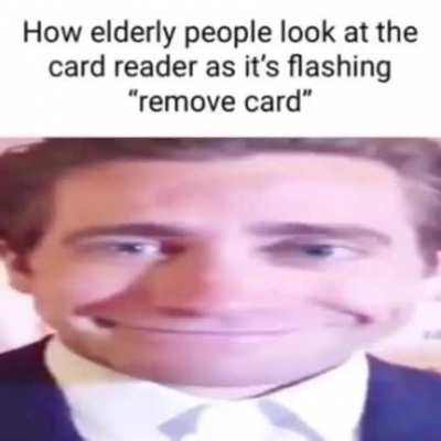 remove the fucking card