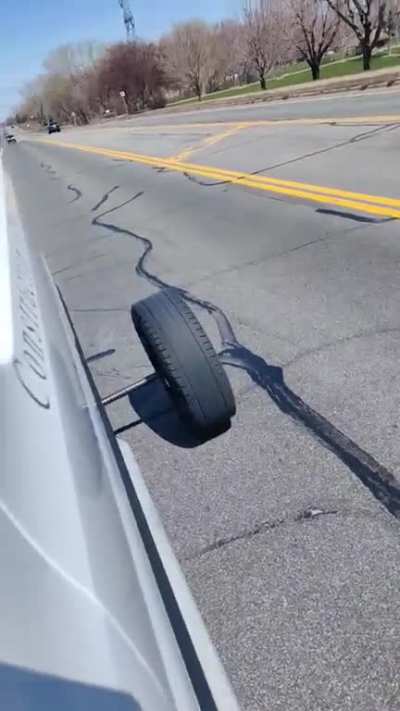 One of those fun surprise test drive mishaps