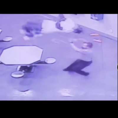 Prisoner decides to do a backflip escape from the guards