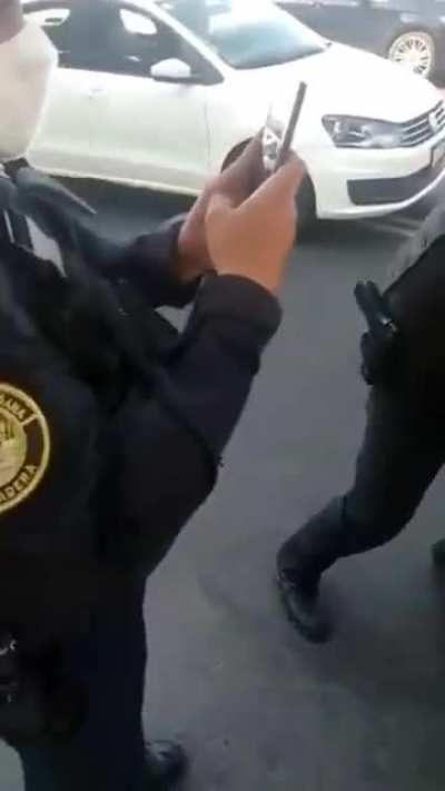 State police trying to disarm local cop after disagreement via @edsmanifesto