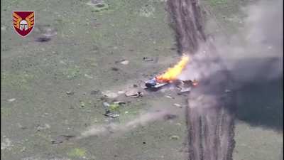 Brutal murder of a Russian “turtle” by drone operators of the 46th brigade of Ukraine