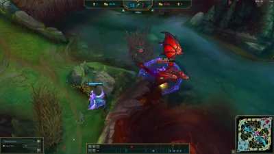 New? Morgana No dmg solo drag from behind the wall.