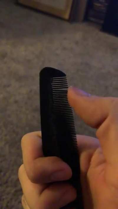 Many years ago I played Jingle Bells on a comb. Today is Christmas, so here’s Rudolph on a comb