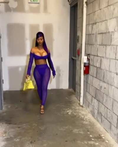 Purple looks good on her