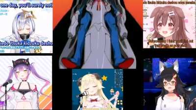 In honor of Evangelion 3.0+1.0, - A Cruel Vtubers Thesis (ft. Mio, Towa, Korone, Kanata, Watame) (got removed from utube)