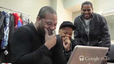 Busta Rhymes watches fans submissions to his 