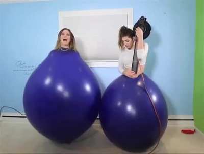 Just Two Girls Bouncing