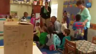 The difference of the kids reactions though