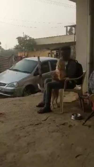 Saw my dog after 7 months.