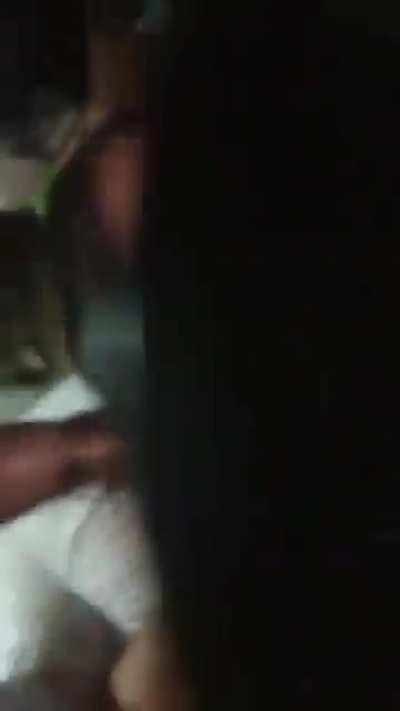 Latina Destroyed Infront of Hubby [W]
