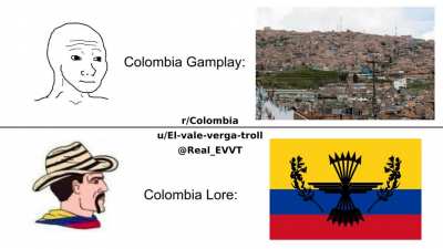 Colombia gameplay Vs Colombia lore.