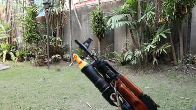 I didn't know you guys liked grenade launchers on AKs so much so here's a firing video