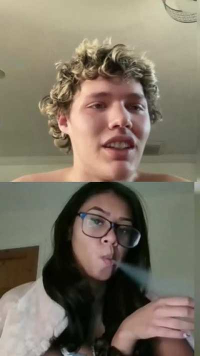 He got a lil awkward
