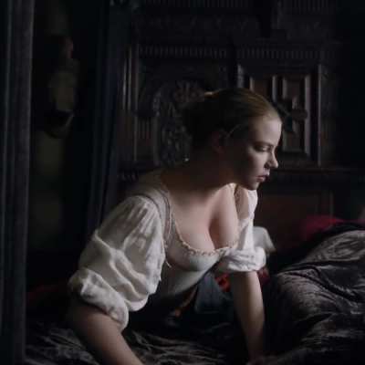 Anya Taylor-Joy showing off those plump tits
