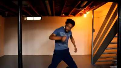 He was hitting dis !!