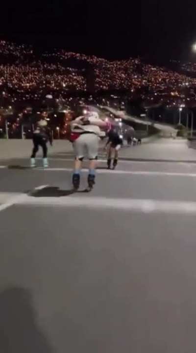 Skate Or Die, On The Highway In Medellín, Colombia.