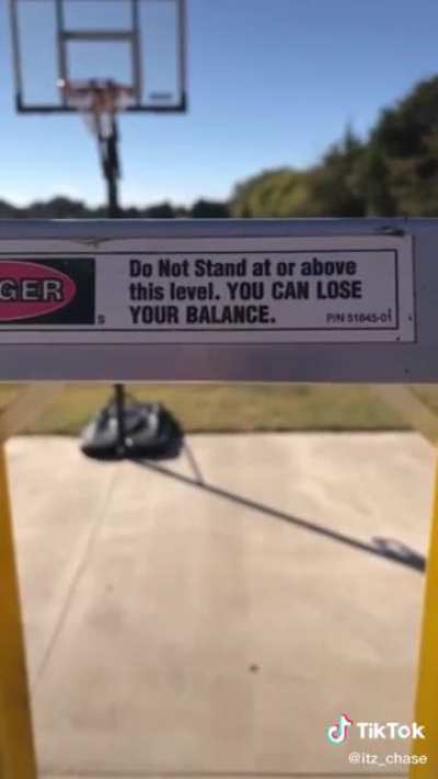 Oh look a ladder