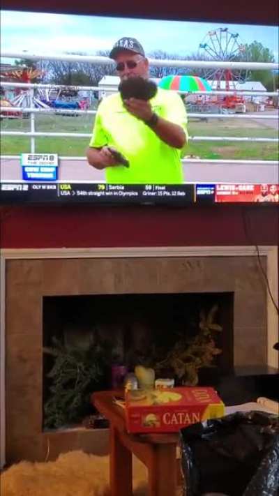 Cow poop throwing