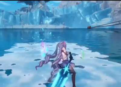Keqing Uses Cryo.