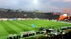 Greek football fans light their own stadium on fire before the game even starts (2014)