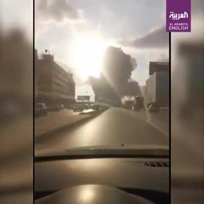 Dash-cam Recording of the Lebanon Capital Explosion, 2.5 kilo ton of Ammonium nitrate
