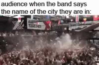 For my next trick, I'm making this concert scream as loud as they can