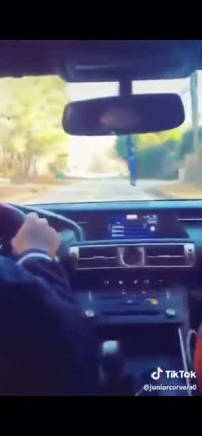 Swerving your car like a jackass for some stupid TikTok challenge