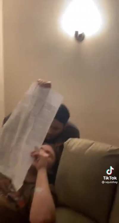 Two guys try and read birth control side effects like ancient scrolls