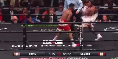 Gervonta “Tank” Davis drops Gamboa 3 times to finish him in the 12th round