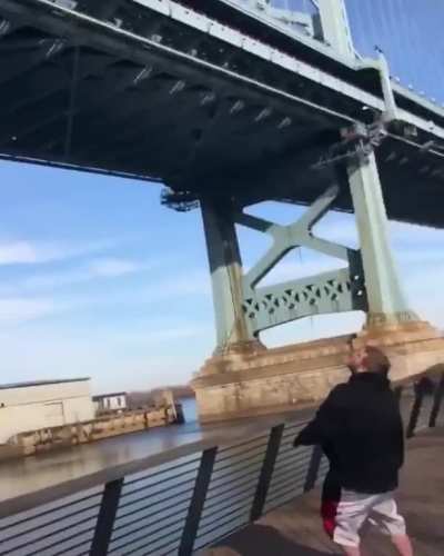 HMF while I catch a marshmallow from the top of a bridge