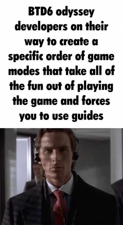 Odysseys should be fun to play, not something tiresome