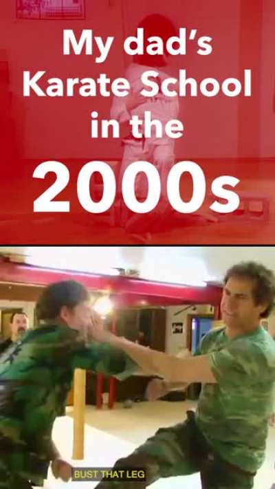Over the course of my childhood I saw my dad's karate school change from being 