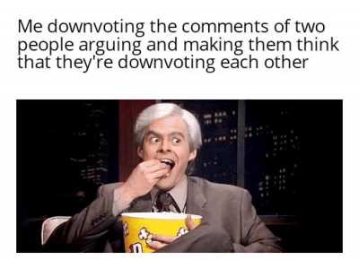 I like to watch the world burn