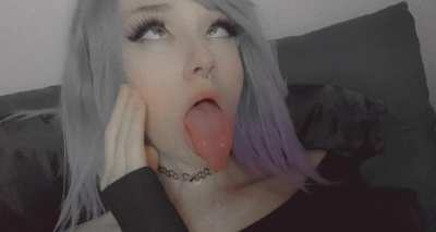 Ahegao after he came in my mouth ☺️💕