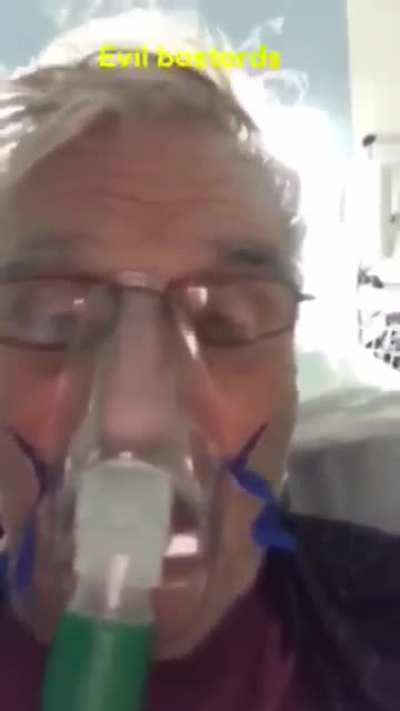 David Icke in hospital today with Covid. Now he has to wear a mask... you know to keep living.