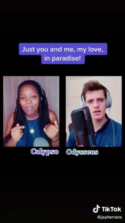 Odysseus meets Calypso