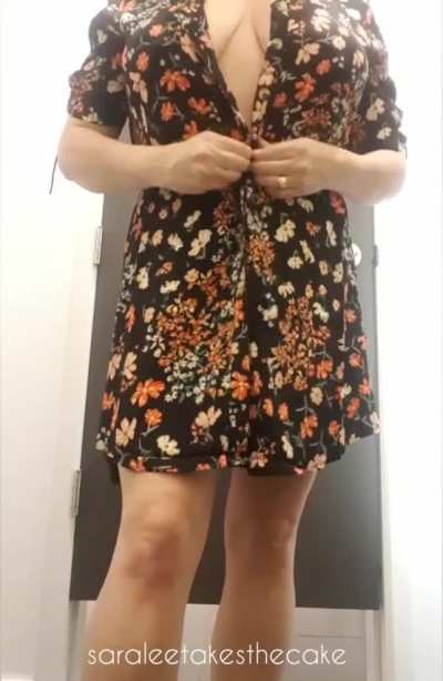 Fun in the changing room. Should I buy this? 💃