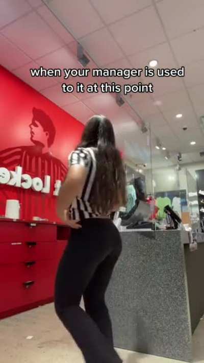Mall worker
