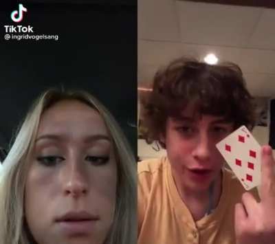 “Is this your card?”