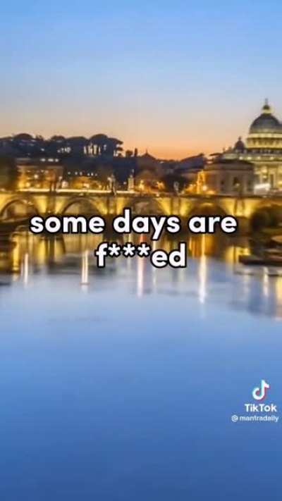 when you have a bad day