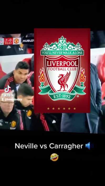 The icing on the cake wasn't even Bobby scoring..it was @Gary Neville 