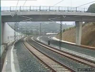 Speed train crash in Spain