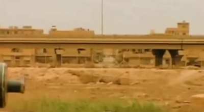 US Marines attempt to engage an insurgent in Iraq