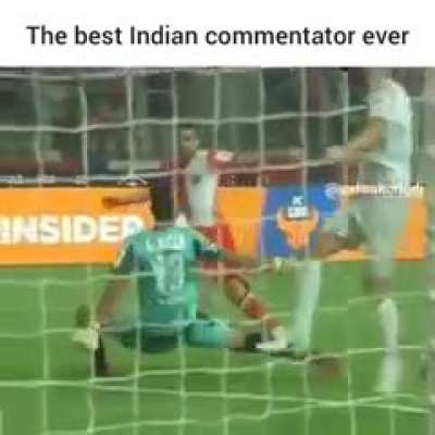 Indian commentator is chill