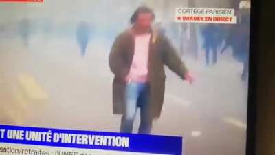 Look who's protesting against the pension reform in France