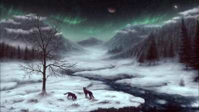 Composed a piece inspired by Soule's ''Frostfall'' :-) Tried to make it feel ''cold''.