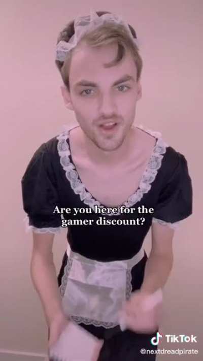 Are you here for the gamer discount?
