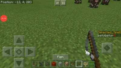 [Bedrock] Multiplayer compatible magic wands, world download in comments